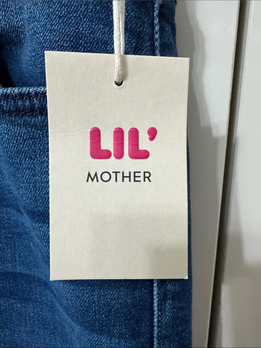 MOTHER Lil Hustler Flood Fray, subtly flared denim jean.